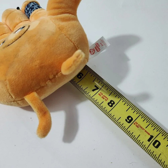 Ty Emoji Movie Hi-5 Beanie Babies Plush Stuffed Animal 2017 Orange 6 in - Picture 5 of 5